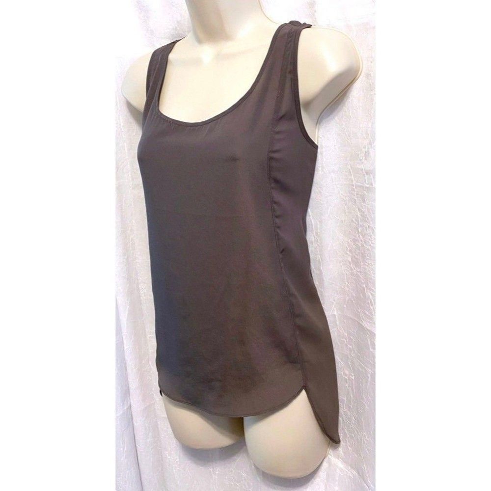 Gentle Fawn Sleevless Gray High Low Tank Top Blouse Women's Size Small